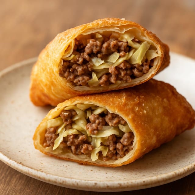 Beef Egg Roll.