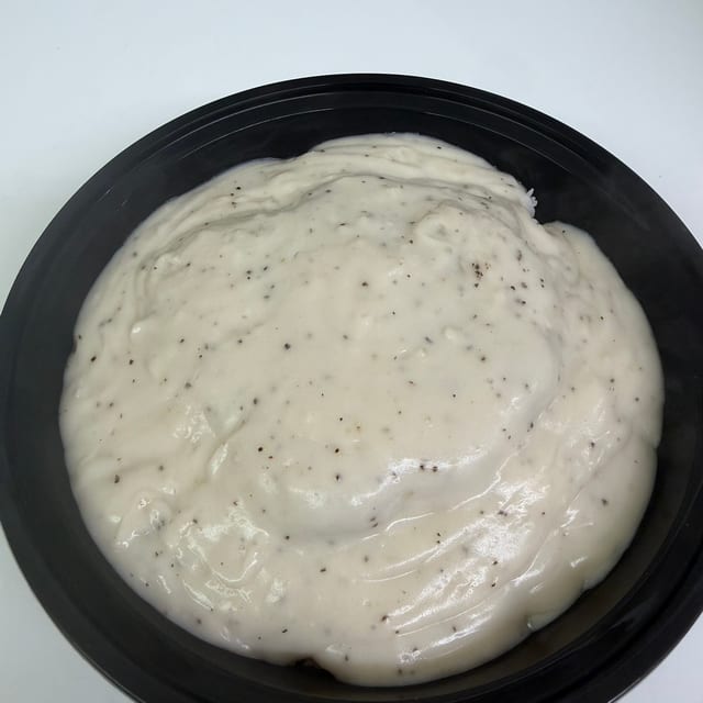 Country Fried Steak with Gravy and Rice.