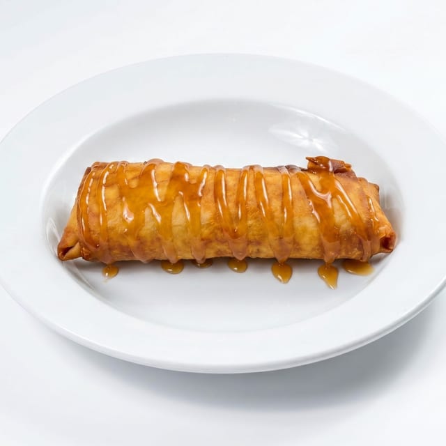 Cheese Cake Egg Roll.